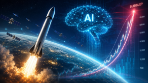 Scopri di più sull'articolo SpaceX, intelligenza artificiale e bolla finanziaria: quando il futuro corre più veloce degli utili