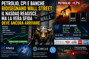 Scopri di più sull'articolo Petrolio, CPI e banche ridisegnano Wall Street: il Nasdaq reagisce, ma la vera sfida deve ancora arrivare