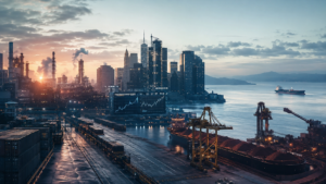 Fabbriche cinesi, Wall Street, porto del minerale di ferro e petroliera nello Stretto di Hormuz prima della riapertura dei mercati