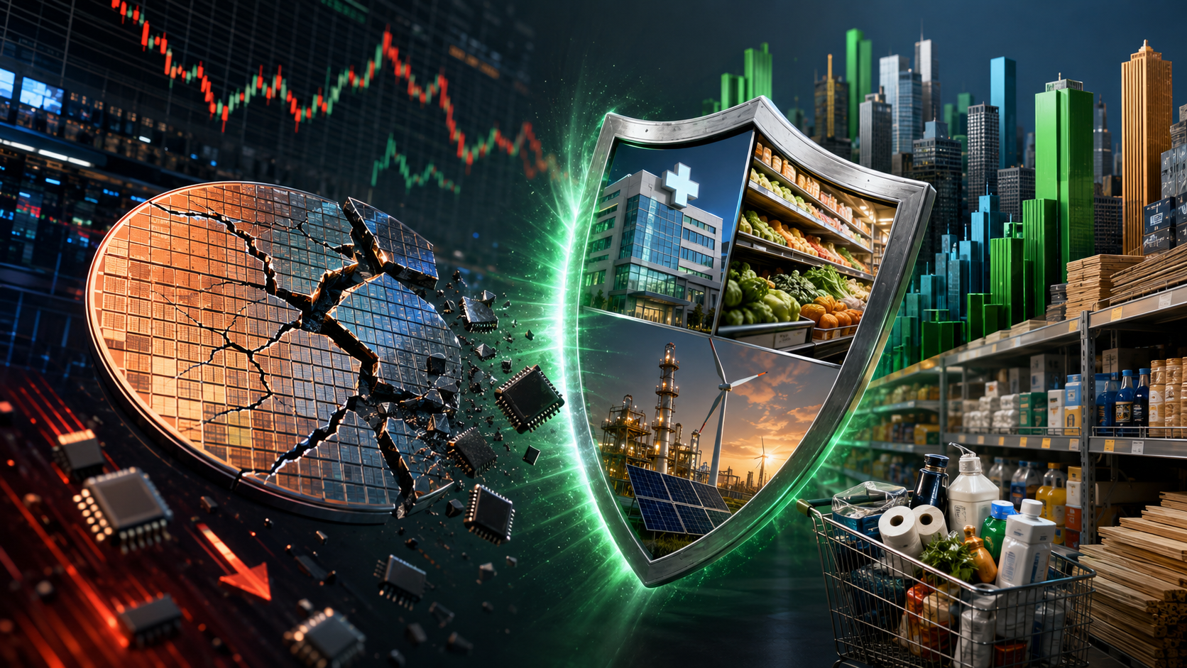 Al momento stai visualizzando La rivincita del Value: chip −5%, difensivi in fuga e retail al test